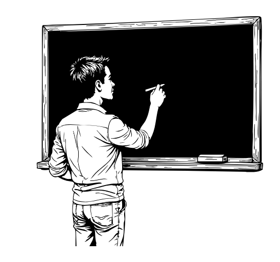 Chalkboard illustration